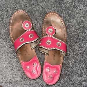 Hot pink jack rogers 9.5